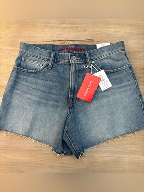 Lucky Brand Denim Cutoff Shorts in Medium Blue Wash